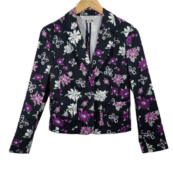 Casual Corner Annex Floral Button Up Blouse - Picture 2 of 12